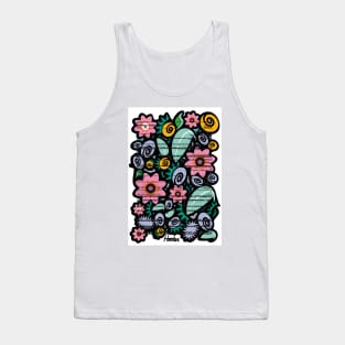 Wall of Flowers Tank Top